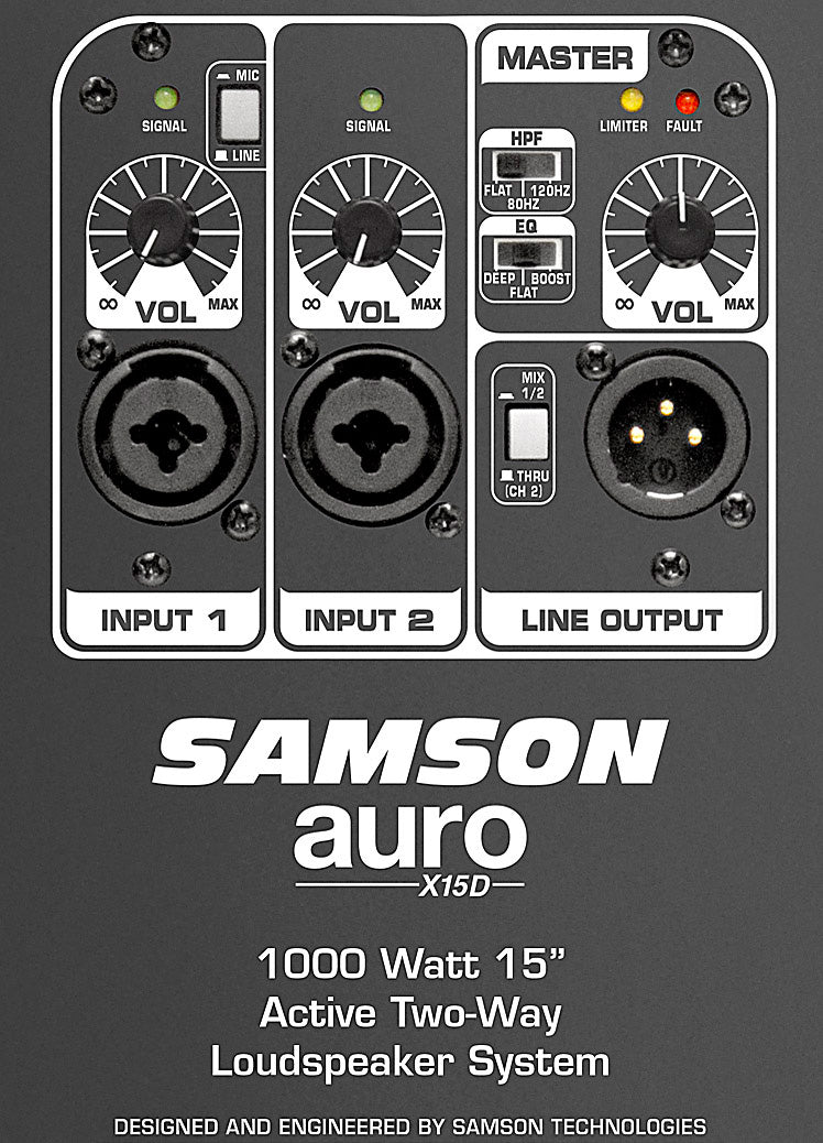 Samson Auro X15D Altavoz Activo dos Vías 1X15 4