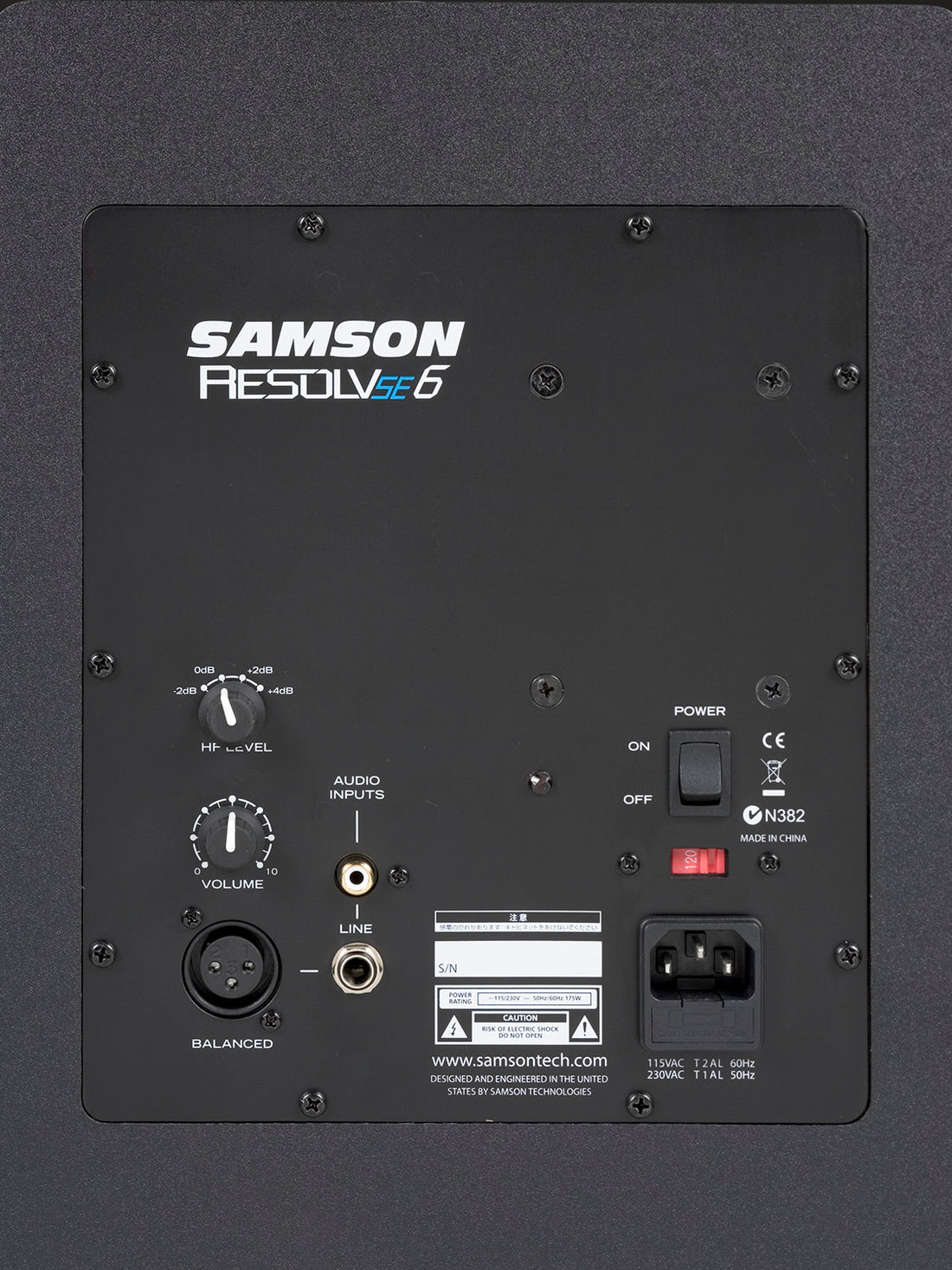 Samson SE6 Resolv Monitor de Estudio. Unidad 2