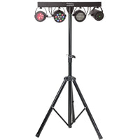 Ibiza Light DJ Light 85 Led Pack Iluminación con Proyector Par Strobo Moon Laser y Soporte 1