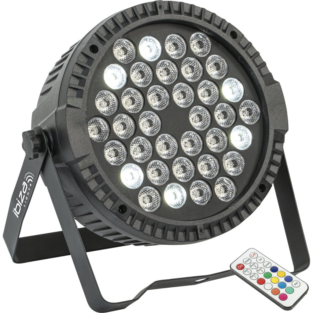 Ibiza Light Thinpar 36X1 RGBW Proyector Par Extra-Plano 36 Led RGBW 1W 4