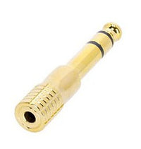 Adam Hall K4AMF3JM3GOLD Adaptador Minijack Hembra Estéreo a Jack Macho Estéreo Conector Dorado 5