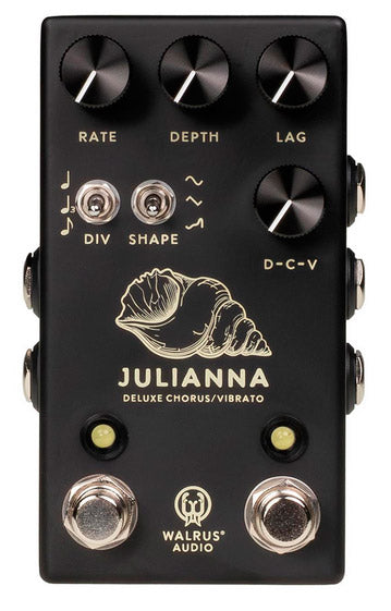 Walrus Julianna BLK Pedal Chorus y Vibrato Estéreo Negro 1