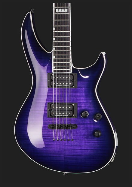 ESP EII Horizon III FM RDB Guitarra Eléctrica Reindeer Blue 8