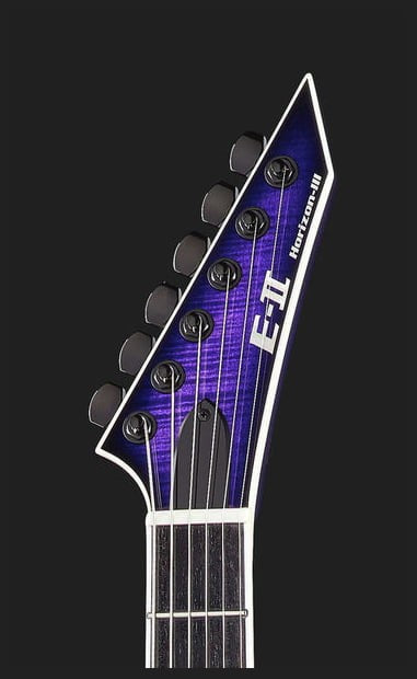 ESP EII Horizon III FM RDB Guitarra Eléctrica Reindeer Blue 10