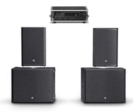 LD Systems Stinger G3 Power Set 2 Altavoces Pasivos + 2 Subwoofers Pasivos y Rack Amplificación 1