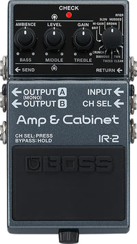 Boss IR2 Pedal IR de Pantalla y Amplificador 12