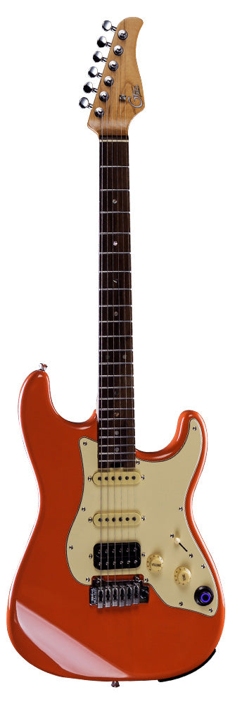 Mooer GTRS P800 FRD Guitarra Eléctrica con Efectos Fiesta Red 1