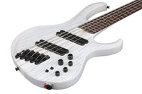 Ibanez BTB865MS TWF Bajo Eléctrico 5 Cuerdas Multiescala Transparent White Flat 6
