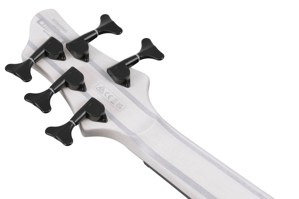 Ibanez BTB865MS TWF Bajo Eléctrico 5 Cuerdas Multiescala Transparent White Flat 9
