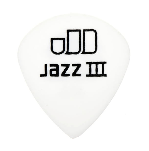 Dunlop 478P88 Tortex White Jazz III Pack 12 Púas 0.88mm 1