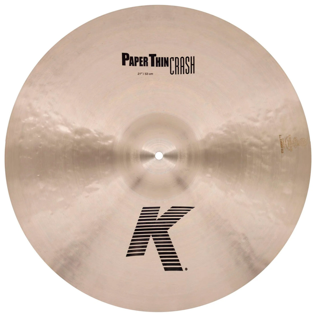 Zildjian K2821 K Paper Thin Plato Batería Crash 21 Pulgadas 1