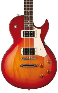 Cort CR100 CRS Guitarra Eléctrica Cherry Red Sunburst 2