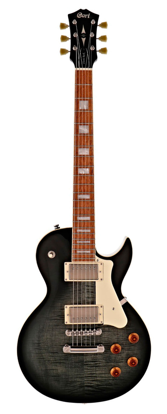 Cort CR250 TBK Guitarra Eléctrica Transparent Black 1