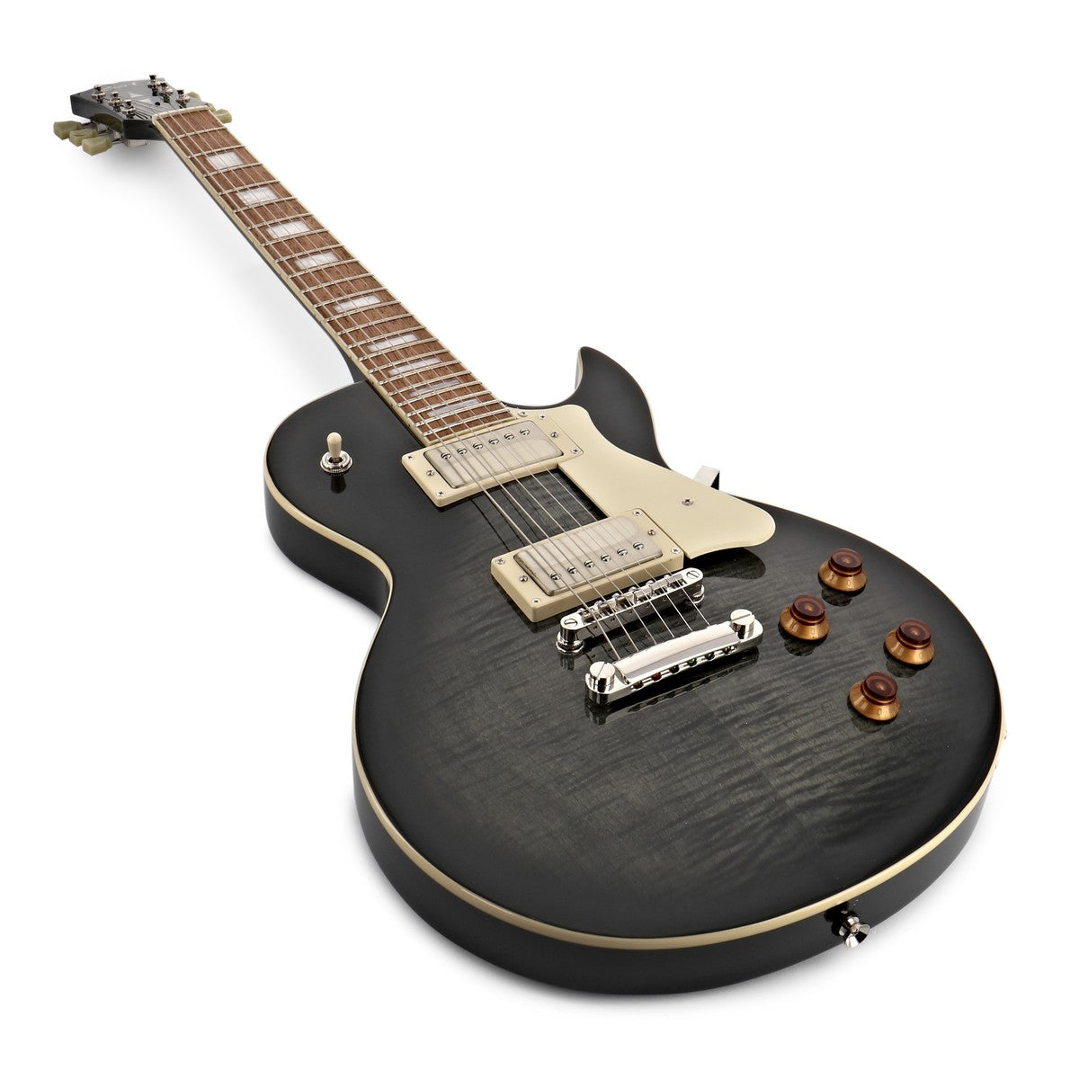 Cort CR250 TBK Guitarra Eléctrica Transparent Black 3