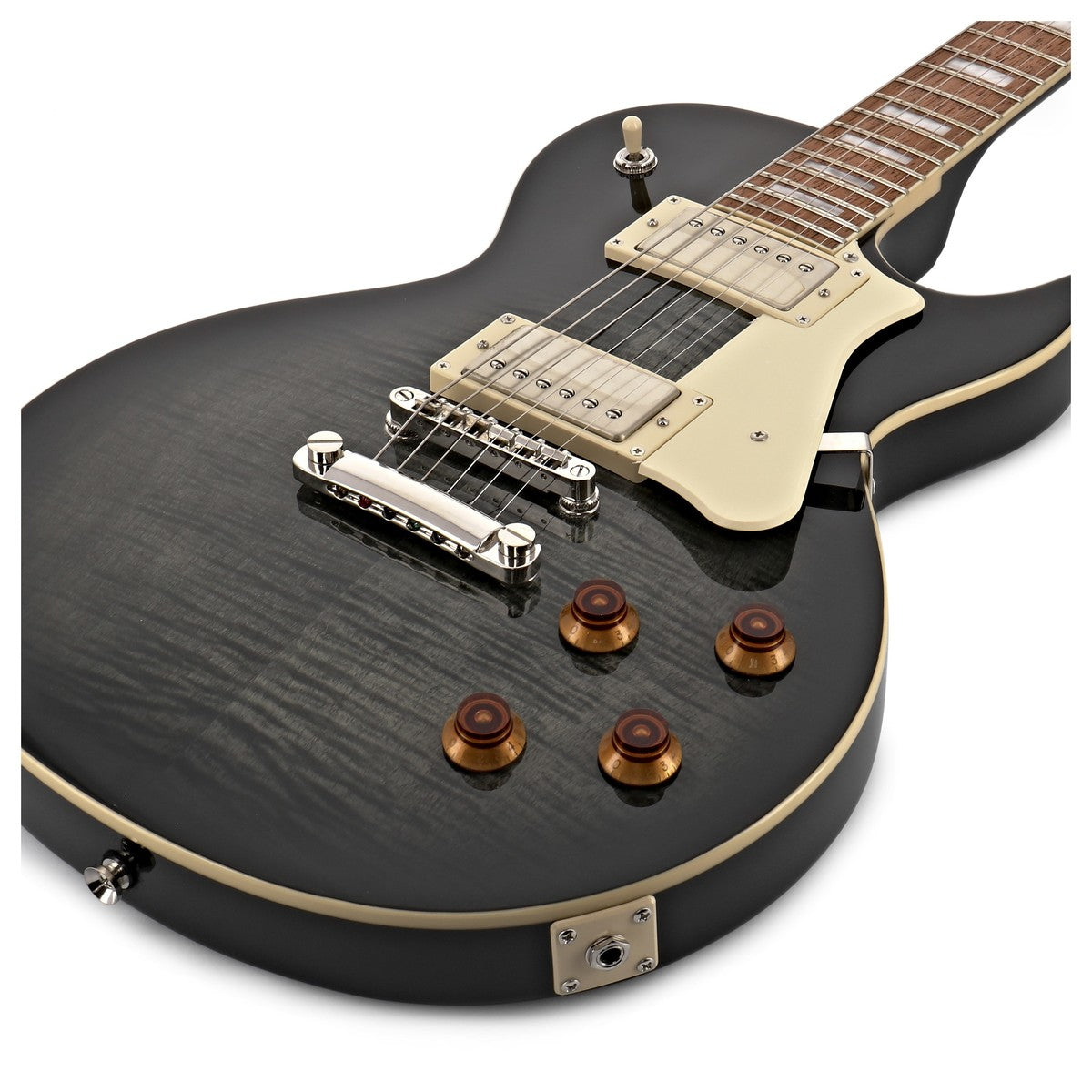 Cort CR250 TBK Guitarra Eléctrica Transparent Black 4