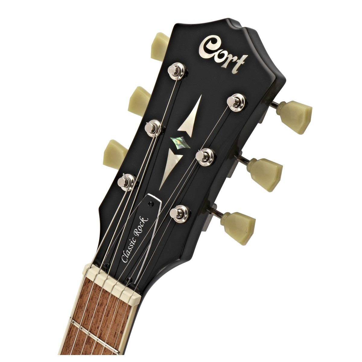 Cort CR250 TBK Guitarra Eléctrica Transparent Black 6