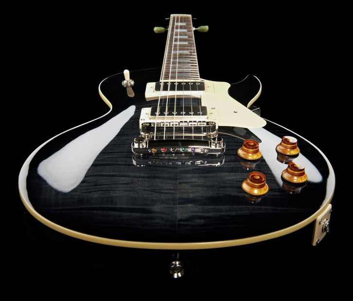 Cort CR250 TBK Guitarra Eléctrica Transparent Black 17