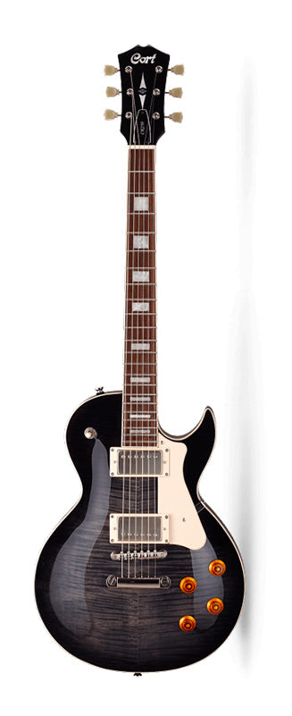 Cort CR250 TBK Guitarra Eléctrica Transparent Black 18