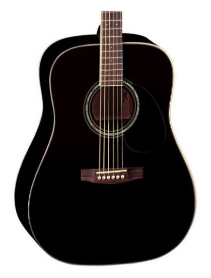 Cort Earth100 BK Guitarra Acústica Dreadnought Negra. 2