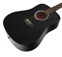 Cort Earth100 BK Guitarra Acústica Dreadnought Negra. 3