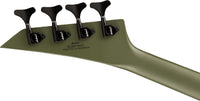 Jackson CBXDX IV X Series Concert Bass IL Bajo Eléctrico Matte Army Drab 6