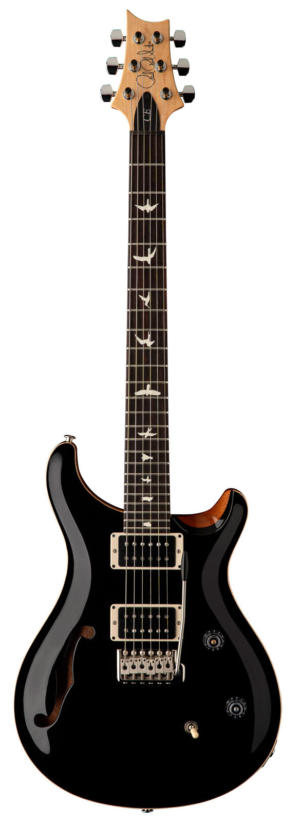 PRS CE24 Semihollow BT Guitarra Eléctrica Black Top 1