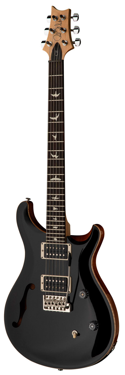 PRS CE24 Semihollow BT Guitarra Eléctrica Black Top 2