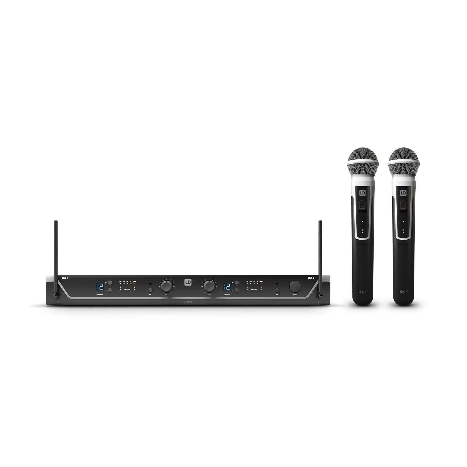 LD Systems U305 HHD2 Dual Sistema Inalámbrico dos Micrófonos de Mano Dinámicos 1