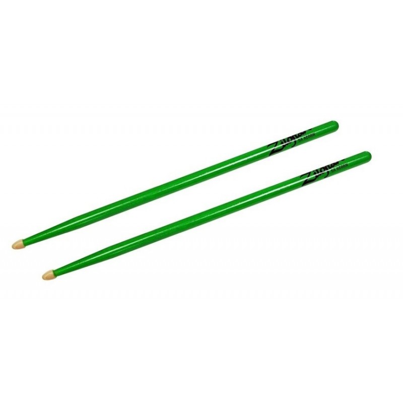 Zildjian 5ACWDGG Par Baquetas 5A Neon Verde 2