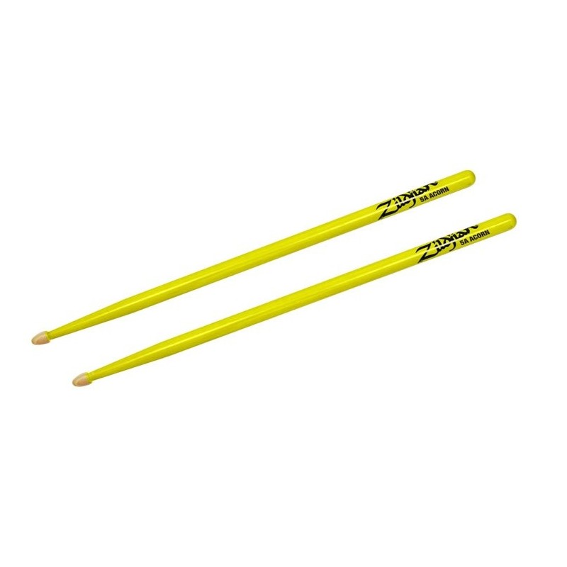 Zildjian 5ACWDGY Par Baquetas 5A Neon Amarillo 2