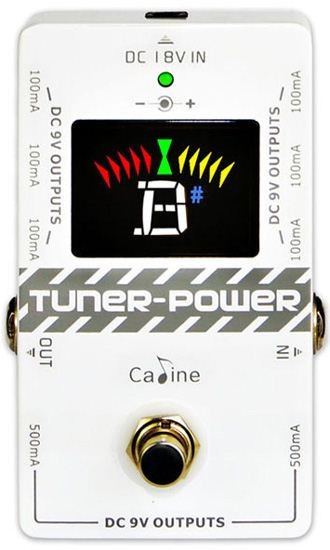 Caline CP09 Tuner Power Pedal Afinador Alimentador 1