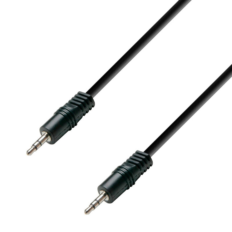 Adam Hall K3BWW0600 Cable Minijack Estéreo a Minijack Estéreo 6 Metros 1