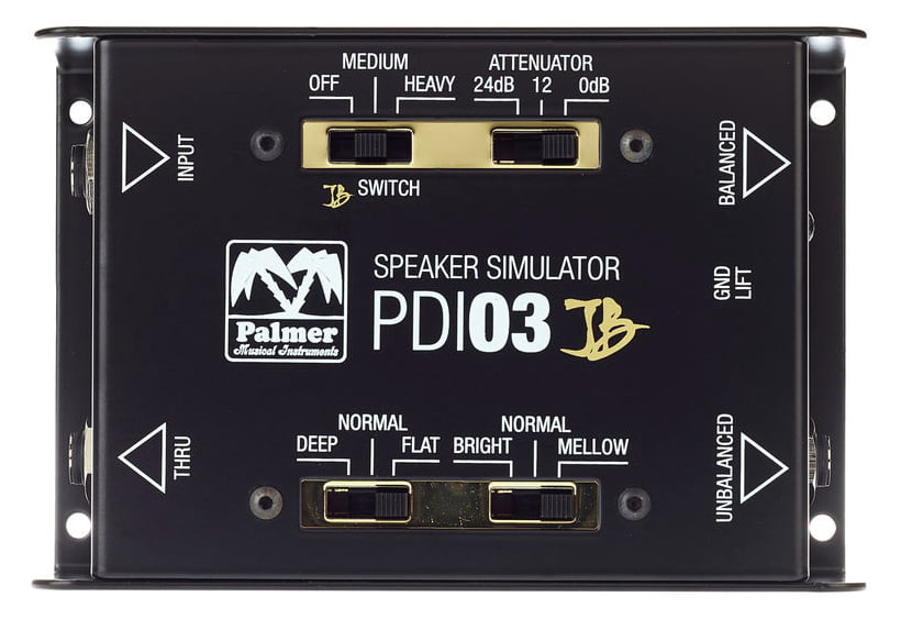 Palmer PDI03JB Caja DI Simulador de Altavoz Joe Bonamassa 6