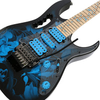 Ibanez JEM77P BFP Premium Guitarra Eléctrica Blue Floral Pattern 11