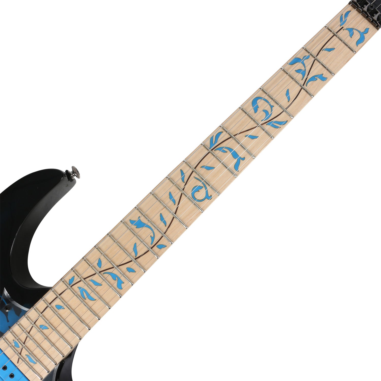 Ibanez JEM77P BFP Premium Guitarra Eléctrica Blue Floral Pattern 18