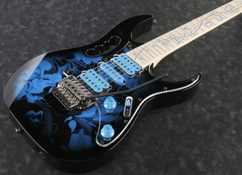 Ibanez JEM77P BFP Premium Guitarra Eléctrica Blue Floral Pattern 21