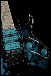 Ibanez JEM77P BFP Premium Guitarra Eléctrica Blue Floral Pattern 23