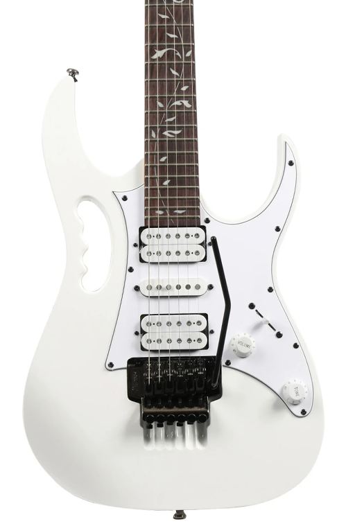 Ibanez JEM JR WH Steve Vai Guitarra Eléctrica Blanca 3