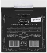 Ibanez NBUKS4 Juego de 4 Cuerdas Nylon Negro para Ukelele Soprano y Concierto 2