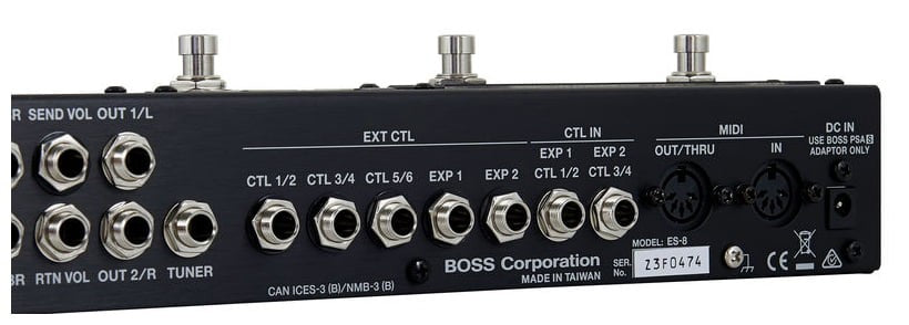 Boss ES-8 Controlador Pedales 7