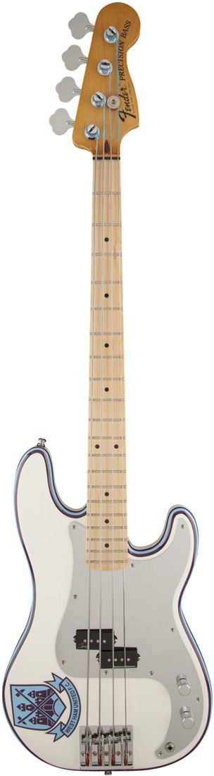 Fender Steve Harris Precision Bass MN Bajo Eléctrico Olympic White 1