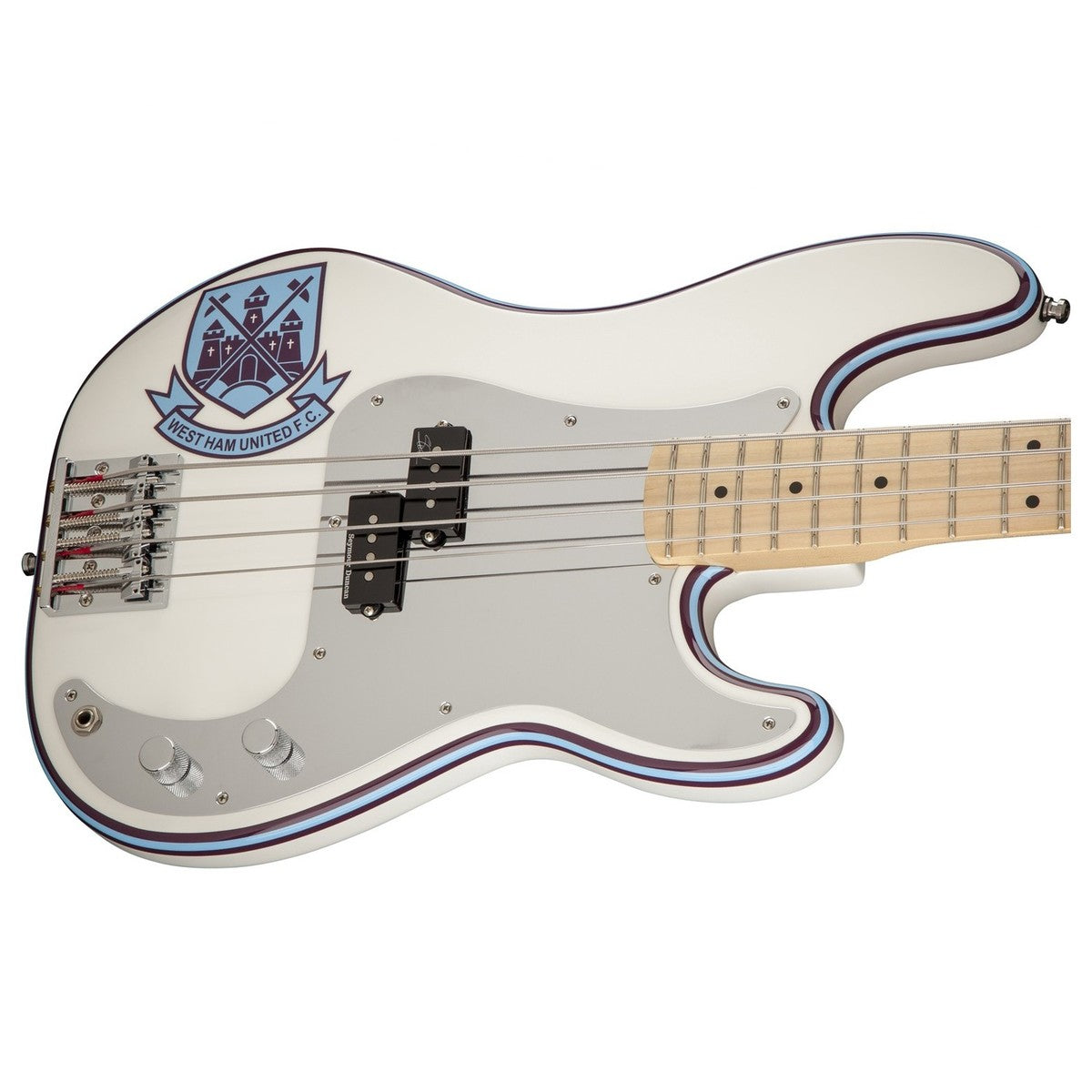 Fender Steve Harris Precision Bass MN Bajo Eléctrico Olympic White 3