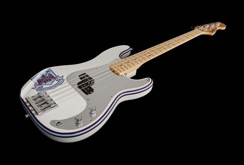 Fender Steve Harris Precision Bass MN Bajo Eléctrico Olympic White 13