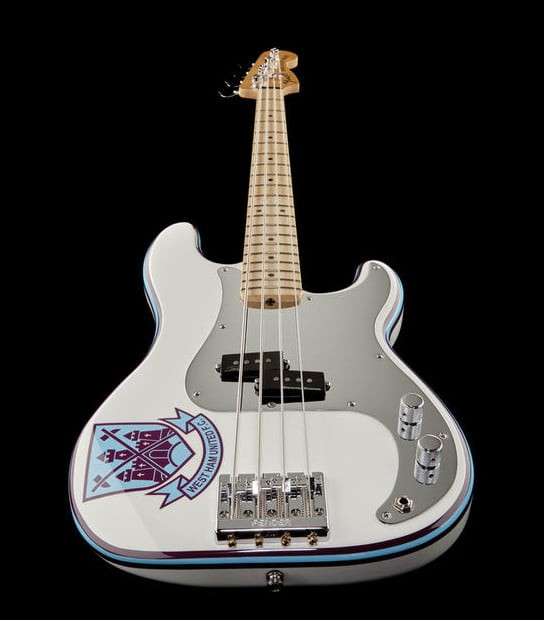 Fender Steve Harris Precision Bass MN Bajo Eléctrico Olympic White 16