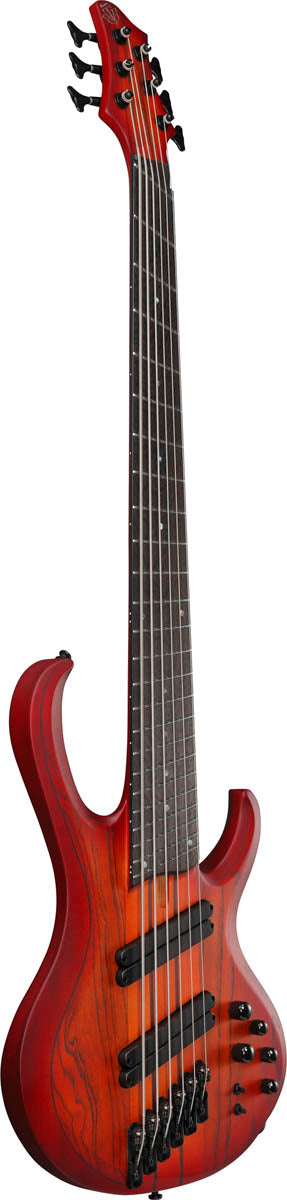Ibanez BTB866MS BRF Bajo Eléctrico 6 Cuerdas Multiescala Brown Topaz Burst Flat 2