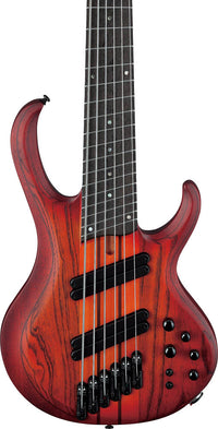 Ibanez BTB866MS BRF Bajo Eléctrico 6 Cuerdas Multiescala Brown Topaz Burst Flat 4