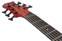 Ibanez BTB866MS BRF Bajo Eléctrico 6 Cuerdas Multiescala Brown Topaz Burst Flat 8