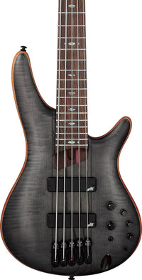Ibanez SR1455DW TGF Bajo Eléctrico 5 Cuerdas Transparent Gray Flat 4