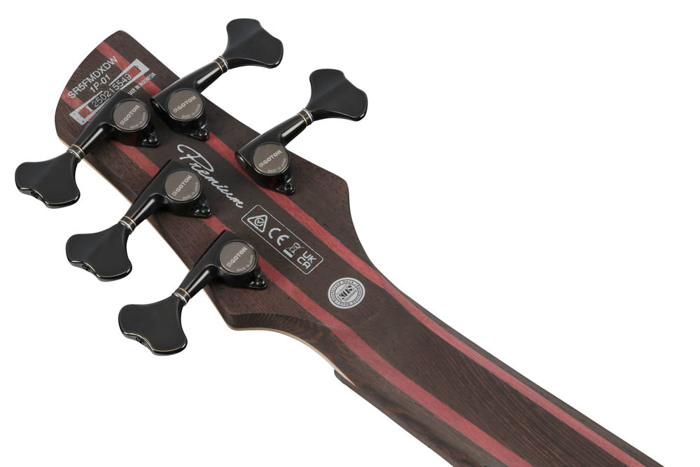 Ibanez SR1455DW TGF Bajo Eléctrico 5 Cuerdas Transparent Gray Flat 9