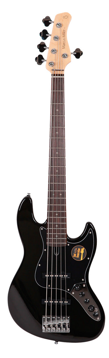 Marcus Miller V3-5 BLK 2nd Gen Bajo Eléctrico 5 Cuerdas Negro 1